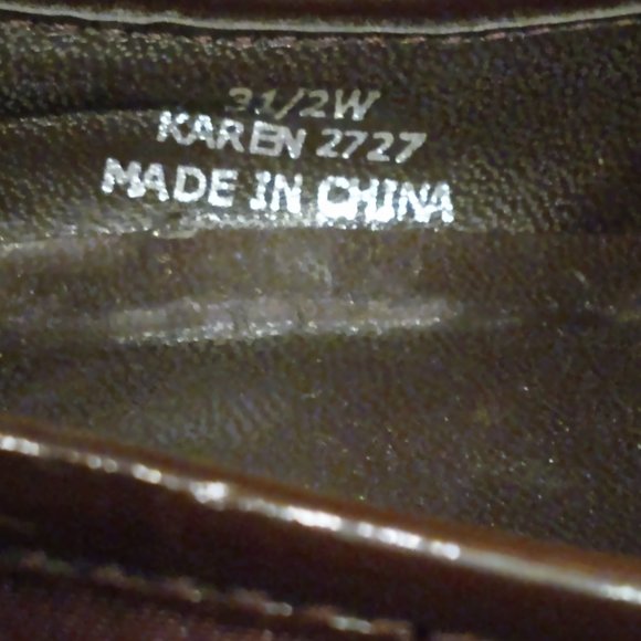 Cinderella of Boston Brown Silk peekaboo platform shoes - Picture 10 of 12